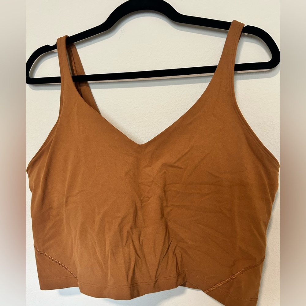 Lululemon Align Tank 14 Copper Brown